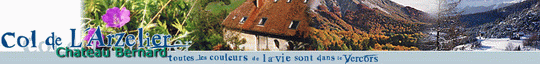le site officiel du col de l'Arzelier � chateau Bernard 38