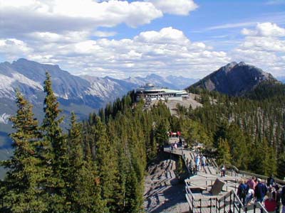 Le Mont Sulphur � Banff - D�couvrez un beau voyage dans les rocheuses en camping car !