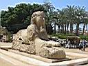 le sphinx d'albatre reprsentant Amnophis II