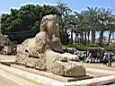 le sphinx d'albatre repr�sentant Am�nophis II