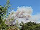Nouveau feu pr�s de la Bouverie (1km) en juillet 2005