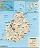 carte de l'ile Maurice et ses d�pendances !