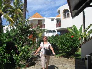 Jeanine � l'hotel Golf resort � Flic en Flac