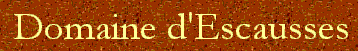 Domaine d'escausses � Sainte Croix 