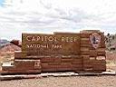 entr�e de Capitole reef national park 