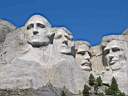 les Pr�sidents au Mont rushmore