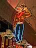 le c�l�bre "Cow Boy" de Fremont st .. photo XL